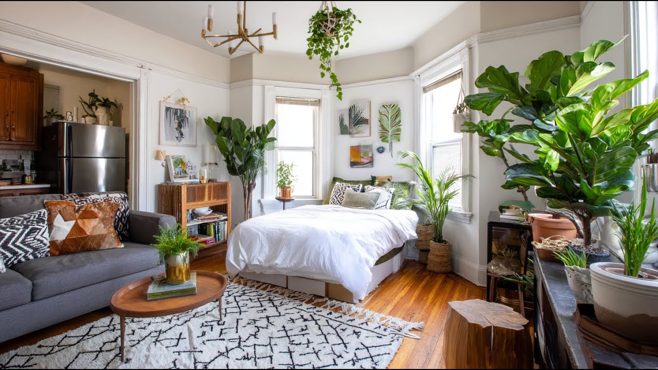 Преображение квартиры-студии с нулевым местом для хранения. Гениальный дизайн небольшого простран...