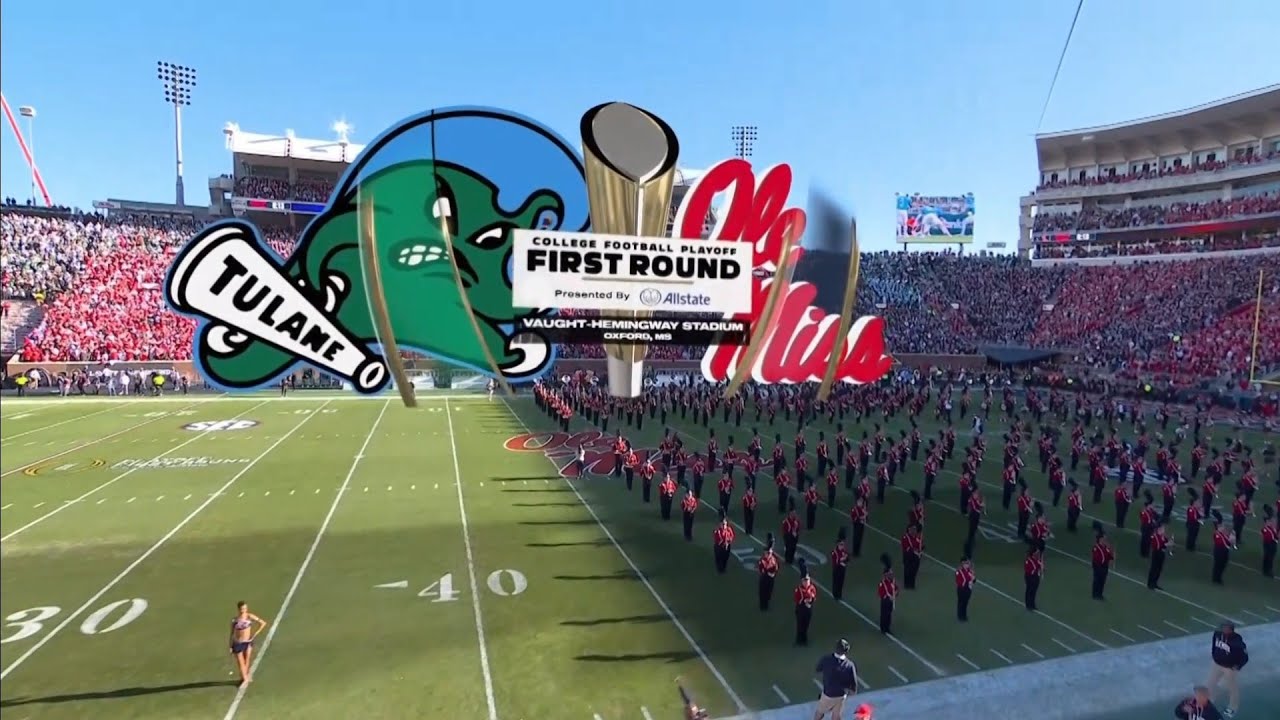CFP First Round on TNT intro | 11 Tulane @ 6 Ole Miss | 12/20/2025