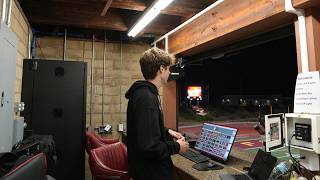 Behind the scenes of the Torrey Pines Video Board at Ed Burke Field
