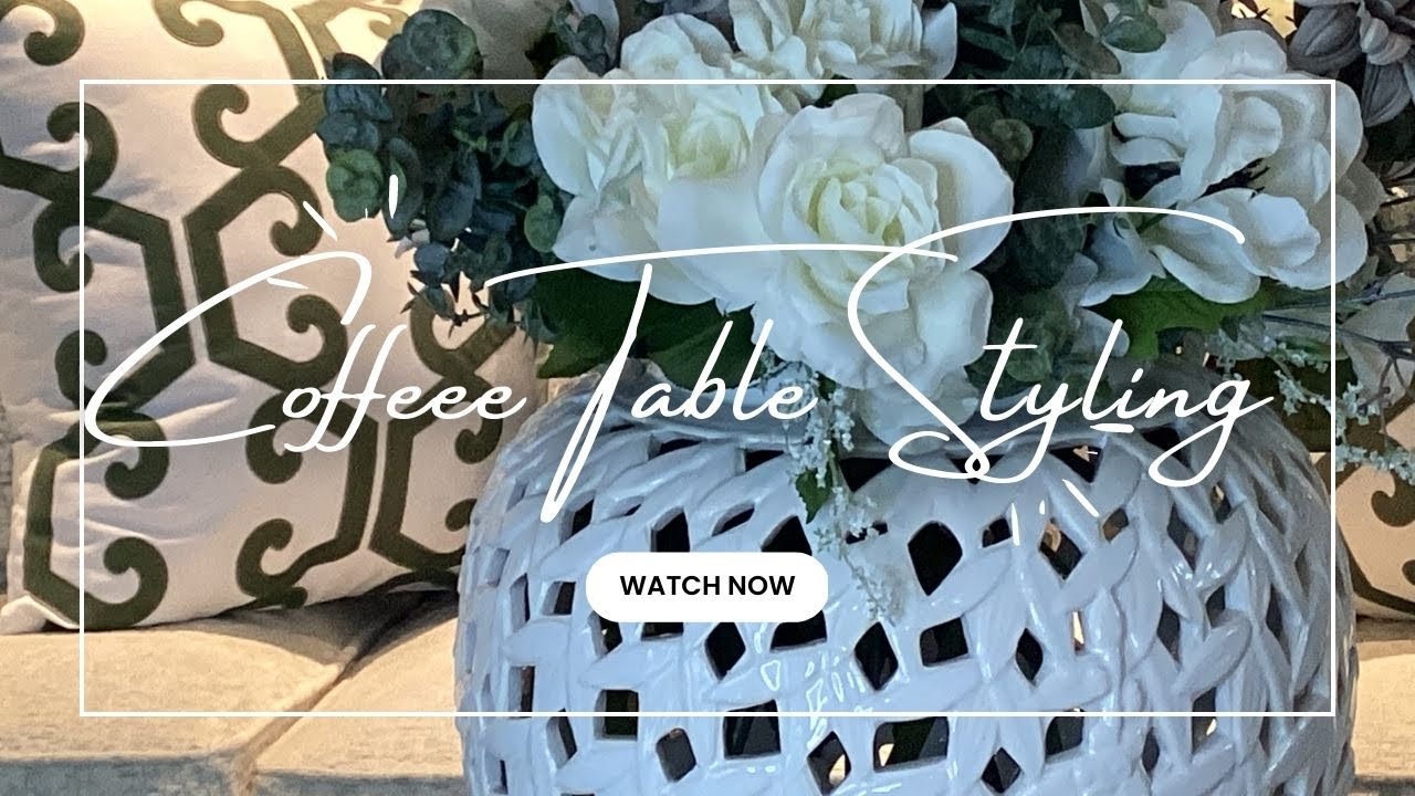 SPRING DECOR Decorating Idas Spring 2023 Coffee Table Styling Home Decorating Ideas Decorating Tips