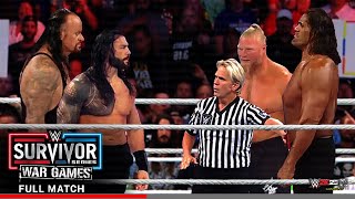 FULL MATCH — Brock Lesnar & The Great Khali vs. Roman Reigns & The Undertaker - No Holds Barred