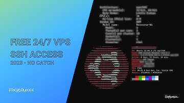 Free 24/7 VPS SSH ACCESS (No Catch !)