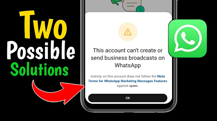 Fix WhatsApp Business Broadcast Problem | 2 Easy Methods