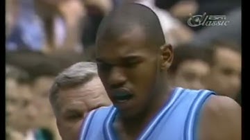 Jerry Stackhouse UNC 25pts/Insane Reverse Dunk vs Duke (02/02/1995)