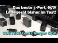 Das beste 65 W USB C Ladegerät, mit 3 Ports! Der CUKTECH GaN Charger 65W im Test