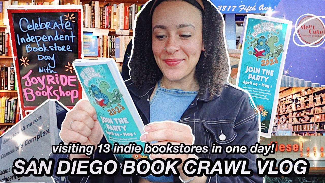 📚 Visiting *13* Independent Bookstores in ONE DAY! 2023 San Diego