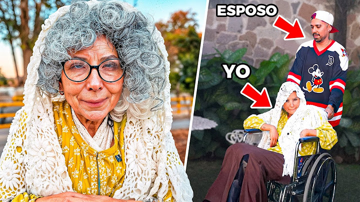 BROMA A MI ESPOSO.. ME VISTO DE VIEJITA Y FINJO CAÍDA