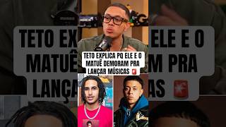 TETO EXPLAINS WHY HE AND MATUÊ TAKE SO LONG TO RELEASE MUSIC 🚨🎶 | Podpah #teto #matue #30praum
