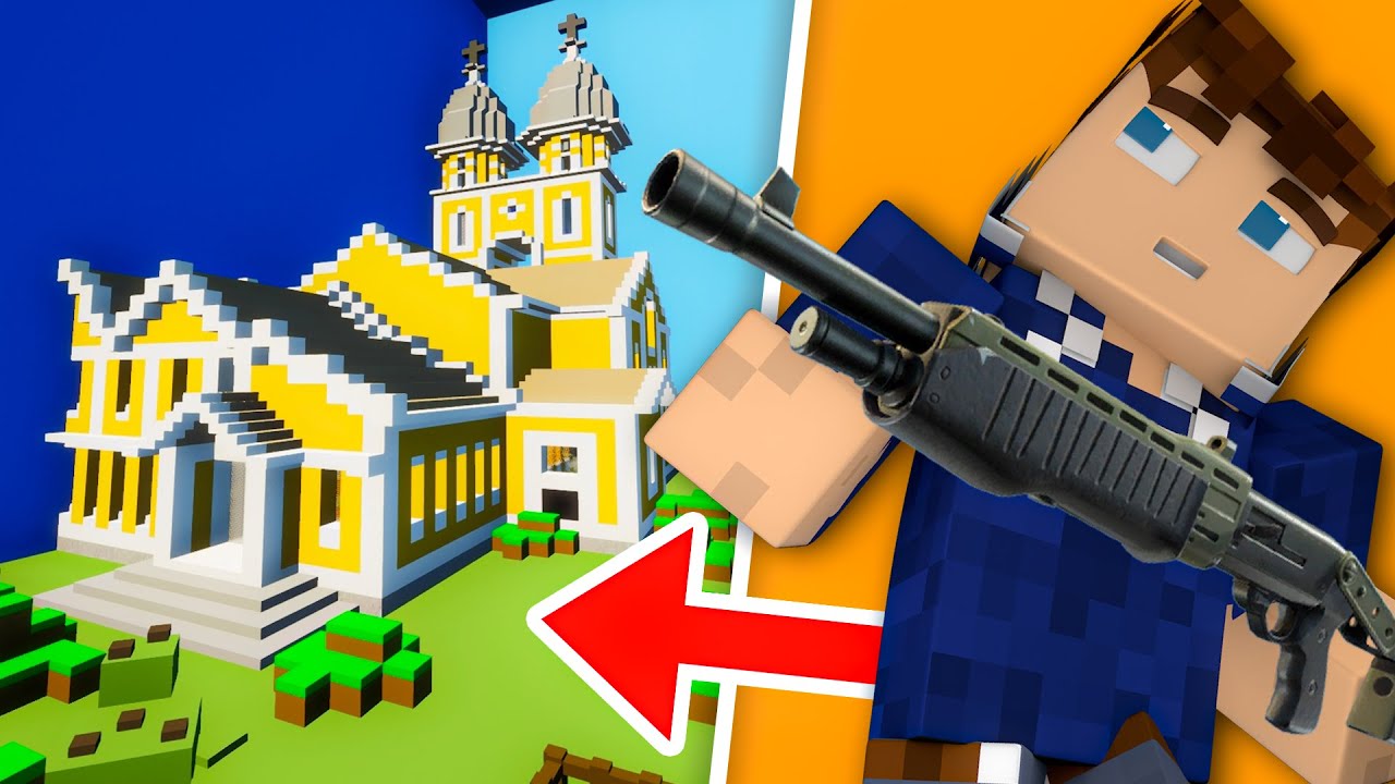 MINECRAFT gun game maar dan in Fortnite!