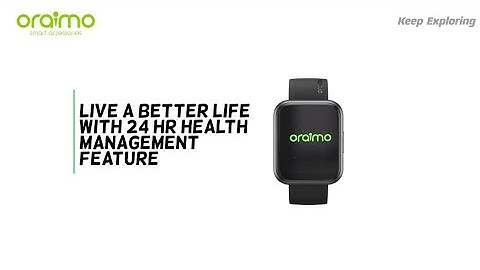 oraimo In-Studio | How to enjoy the health management features on the new oraimo Watch 2 Pro🙃