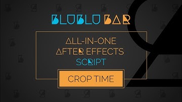How to use CROP TIME tool in BluBluBar - TUTORIAL