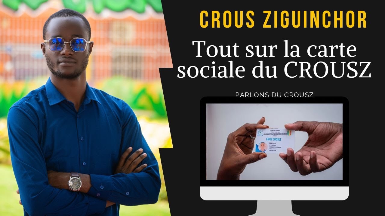 #innovation  : tout savoir sur la carte sociale du CROUS de Ziguinchor avec M.DIAVE, chef de la DSI