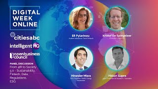 Digital Week Online: From 4IR to Society 5.0 – Sustainability, Fintech, Data, Regulations, ESG