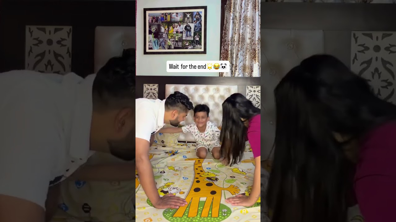 Family Challenge Gone Hilariously Wrong 😂❤️ | Fun Family Game #Shorts