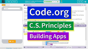 Loops and Simulations Lesson 12.8 Tutorial with Answers Code.org CS Principles