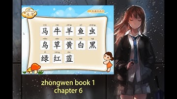 Learn Mandarin zhongwen 中文第一册 book 1 chapter 6