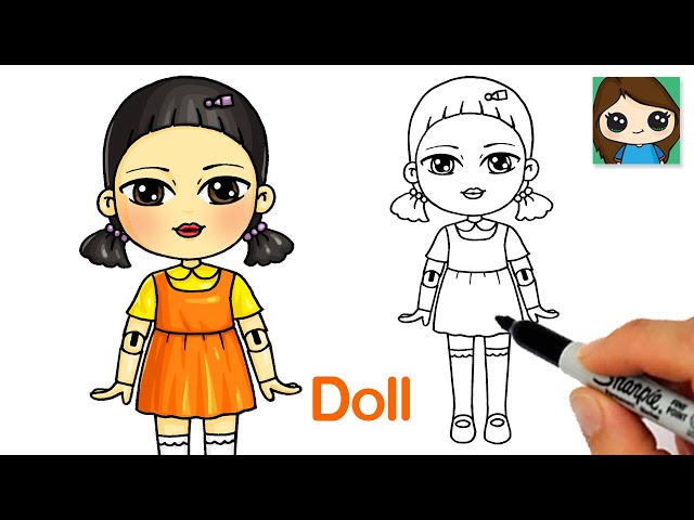 Paper Doll Sketch -- Vintage Day-to-Night