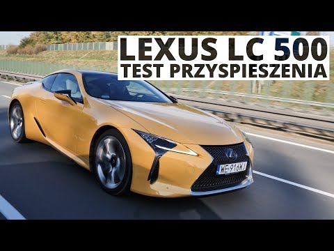 Lexus LC 500 5.0 V8 464 KM (AT) - acceleration 0-100 km/h