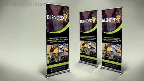 Do roll up banner design - Best Signage Design service