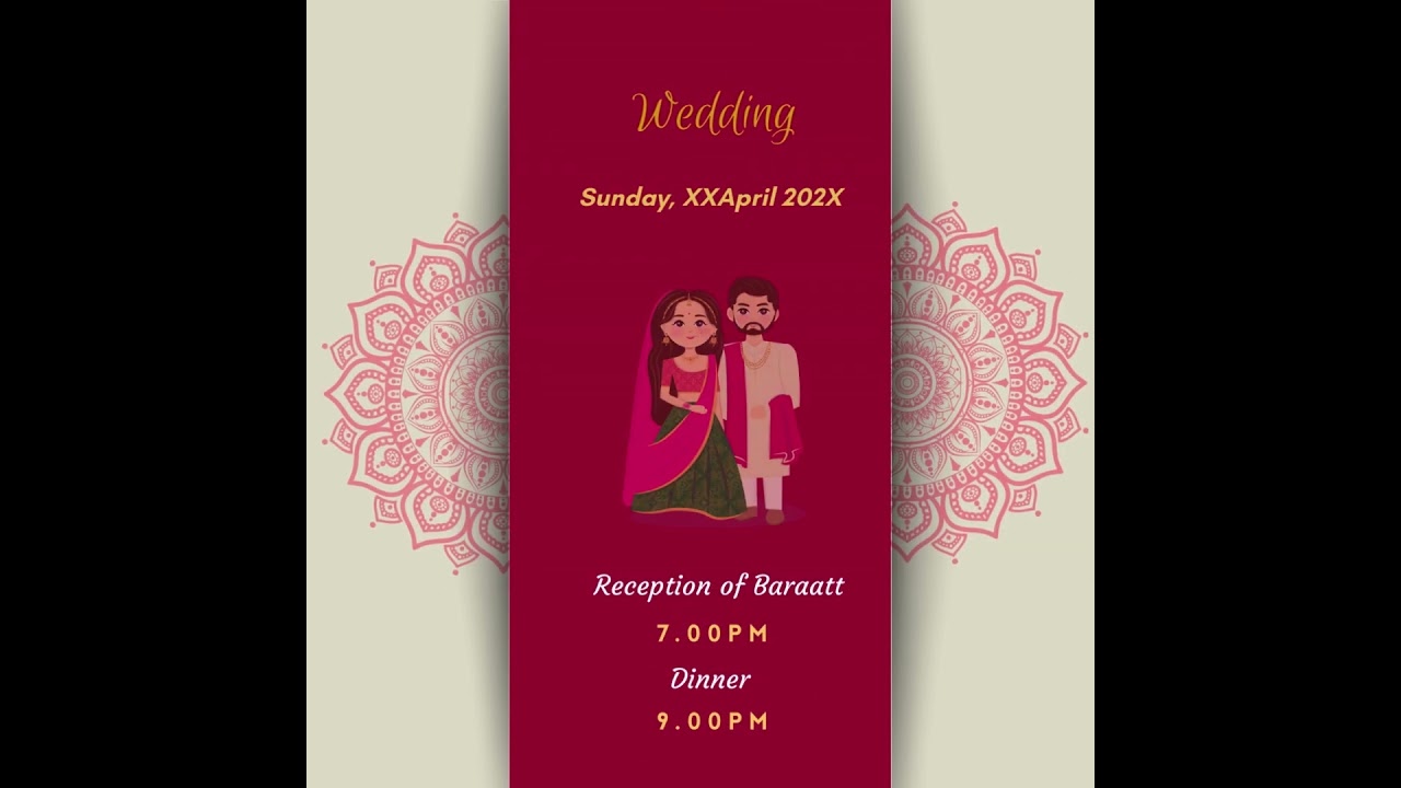 Premium wedding event invitation card - Printovera 