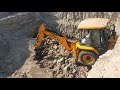 Excavation in hard rock by hydraulic JCB machine for Depth Foundation..