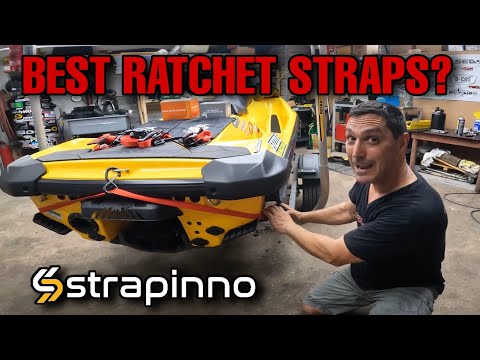 Easy Way to Tie A Jet Ski - Strapinno Ratchet Straps