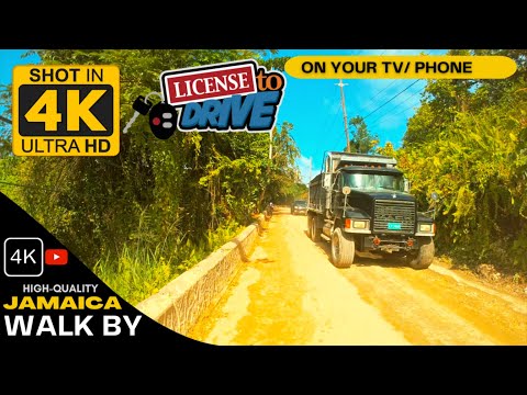 ✔️(CRAZIEST JOURNEY) Driving from Port Antonio Town to Boston Jerk Centre Portland Jamaica #4k 2022