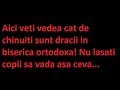 Cat de chinuiti sunt dracii in biserica ortodoxa. Oameni posedati de diavol.