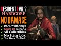 Re2remakeno damagehardcoresrank  100 walkthrough claire 1st