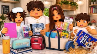 LATE NIGHT ROUTINE BEFORE THE FIRST DAY OF SCHOOL ROUTINE!! *HAIR SALON* (Roblox Bloxburg)