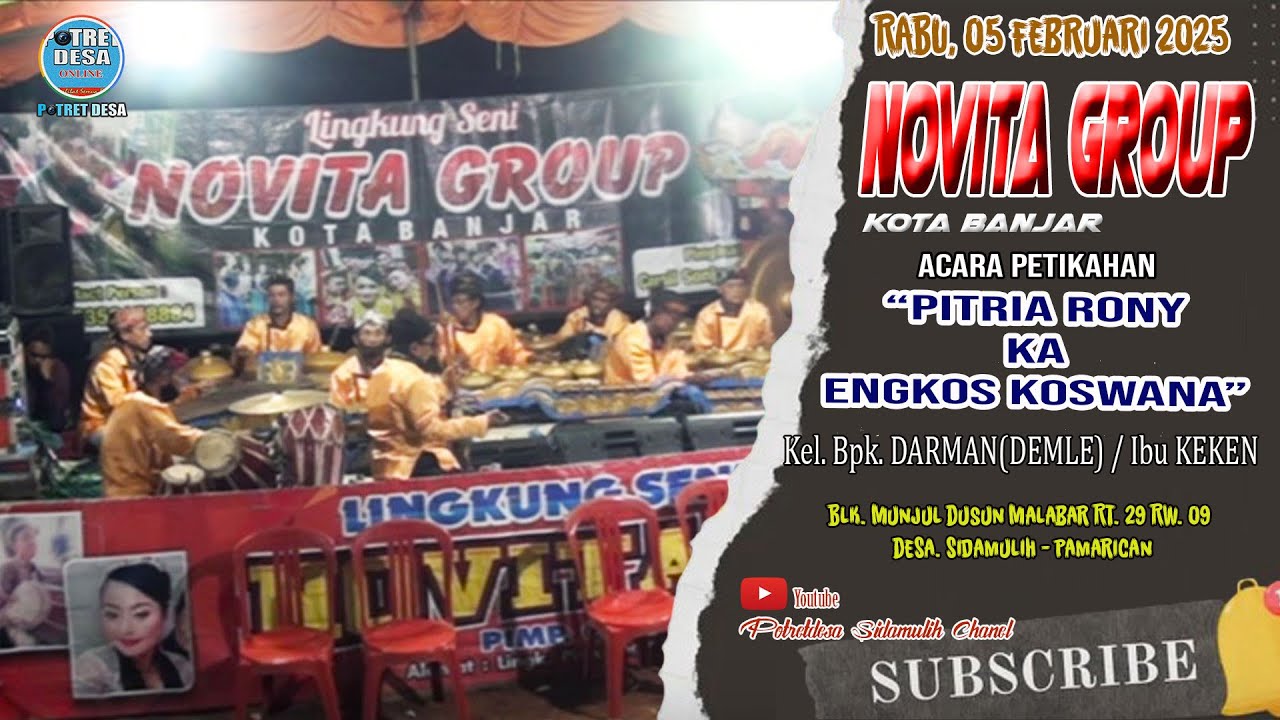 LIVE II RONGGENG NOVITA GROUP DI MUNJUL-MALABAR-SIDAMULIH-PAMARICAN
