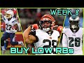 5 MUST BUY LOW RUNNING BACKS || Week 8 Fantasy Football