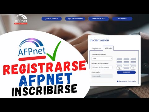 ✅COMO INSCRIBIRTE EN AFPNET?Como REGISTRO a mi Empresa EN AFP NET - Portal del Usuario - SBS