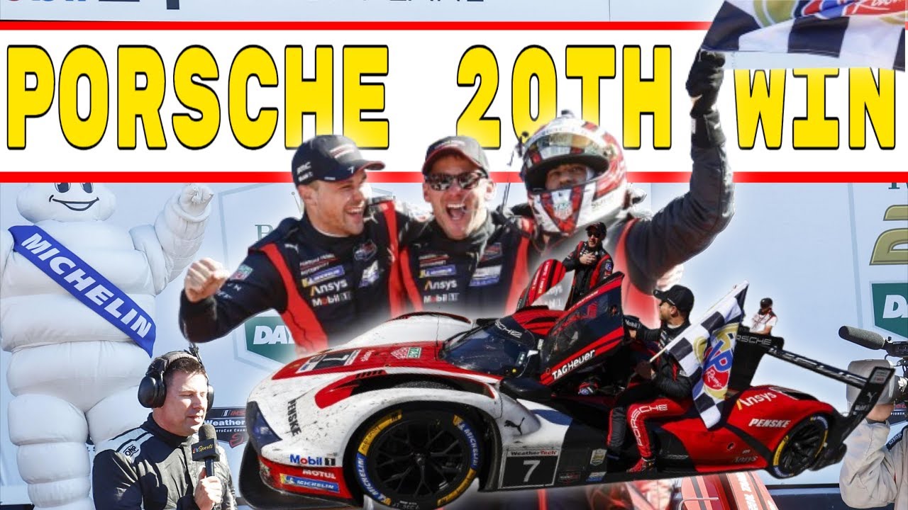 Porsche Secures Historic 20th Win at the 24 Hours of Daytona