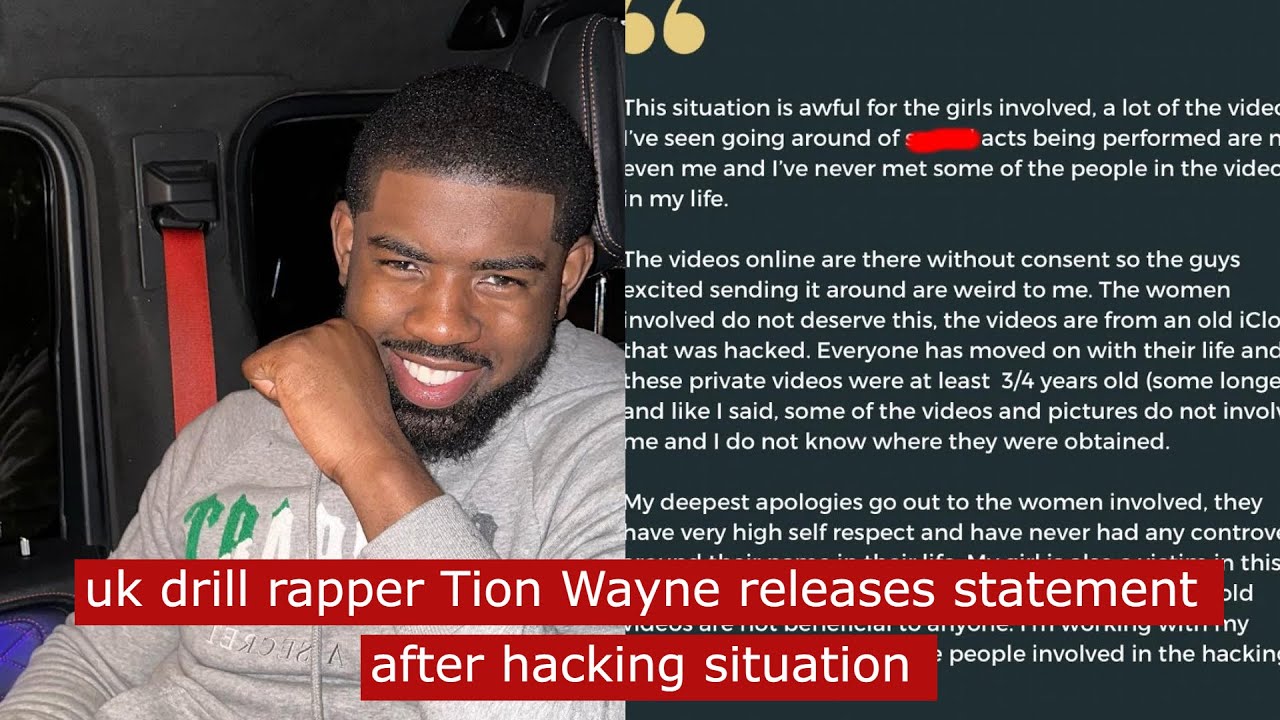 uk drill rapper Tion Wayne releases statement after hacking situation # ...