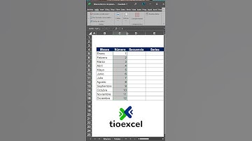 ¡Haz series y secuencias en Excel en segundos!  #excel #tips #trucos #exceltips