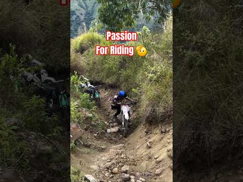 This is a passion for riding. This rider makes the rider community proud #riders #passion #offroad