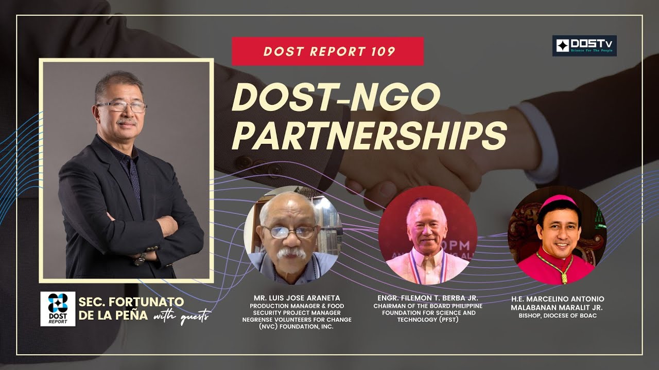 DOST Report Episode 109: DOST-NGO Partnerships - YouTube