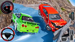 Crazy Car Crash Derby Racer Beam Drive - Car Stunt Race Mega Ramp 3D : Android Gameplay #2 screenshot 2