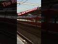 The Red Romance Car Train🚇#shortsfeed #train #japantrains #shortvideo #ytshorts