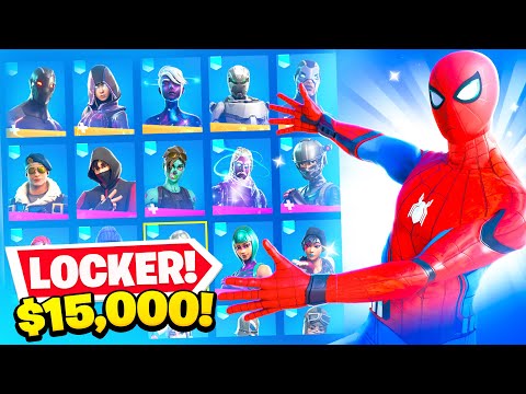 MY $15,000 FORTNITE LOCKER! (OG RARE SKINS)