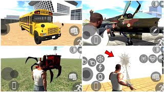 Hidden Codes Of SCHOOL BUS IN INDIAN BIKES DRIVING 3D 😱 New Update Hidden cheat codes|Fighter jet screenshot 4
