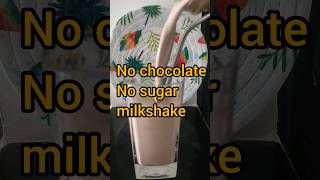 No chocolate No sugar milkshake milkshake sugarfree