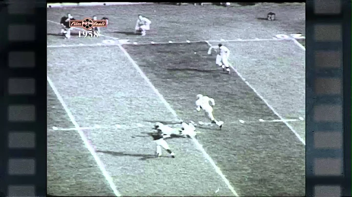 Big Ten Film Vault: 1958 Yearbook - Willie Fleming...
