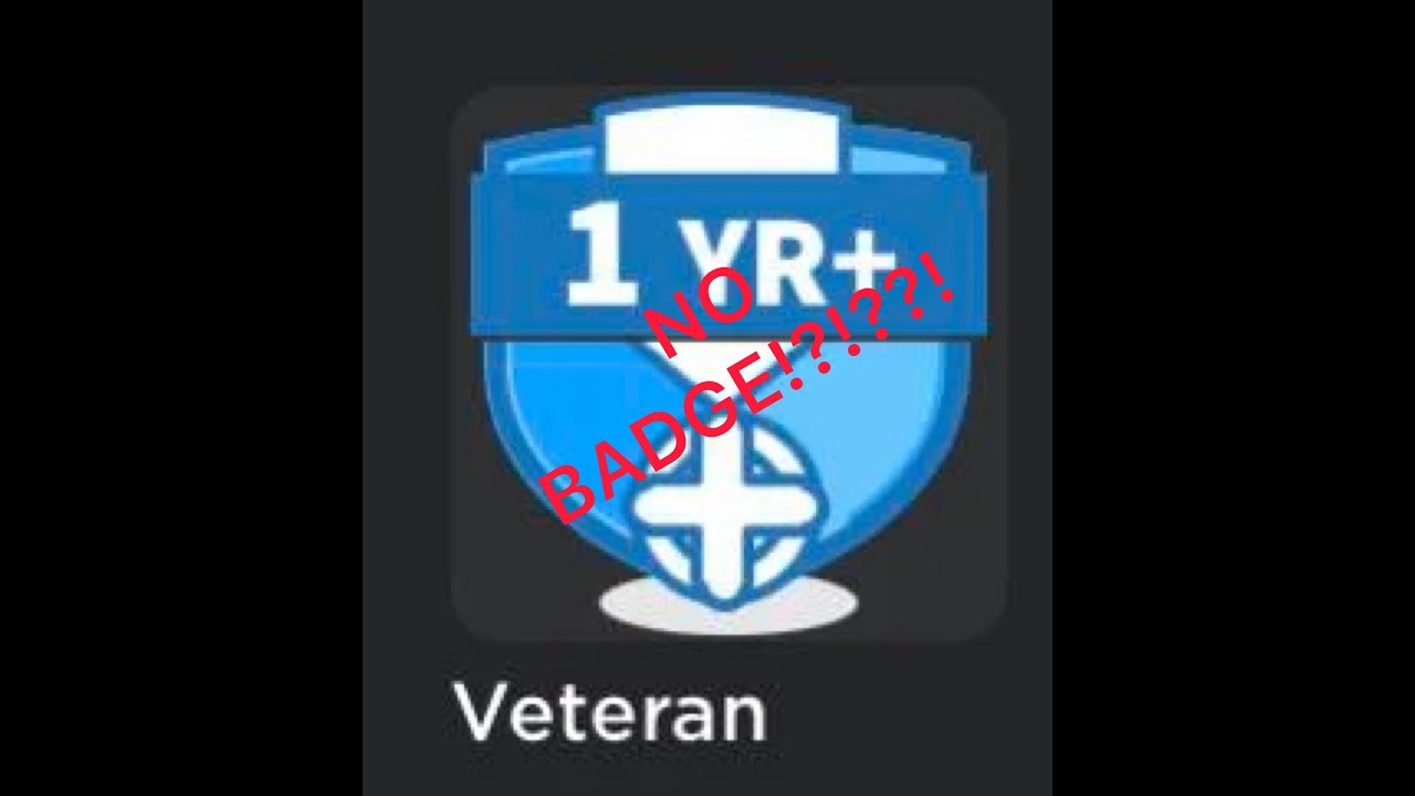 No 1 Year Badge Roblox YouTube 