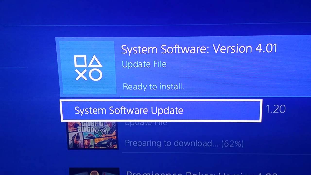 PLAYSTATION 4 4.01 UPDATE LIVE DOWNLOADING PS4 SONY PSN 10/4/2016 YouTube