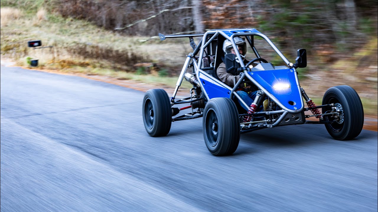 Street Legal Homebuilt Crosskart goes for an Insane ride!