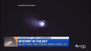 Video Mysterious Lights Spotted in Sky Over Los Angeles