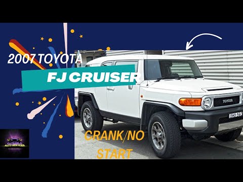 2007 Toyota FJ Cruiser Crank No Start / Diagnosed & Fix! - YouTube