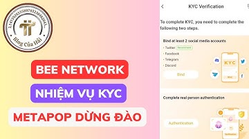 Làm Nhiệm Vụ Để Được KYC BEE NETWORK l Metapop Ngừng Khai Thác l Blog Của Hải